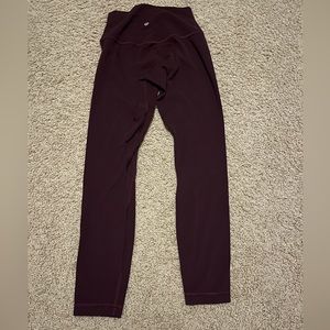 Lululemon align 25” leggings 
size 4 
color: maroon